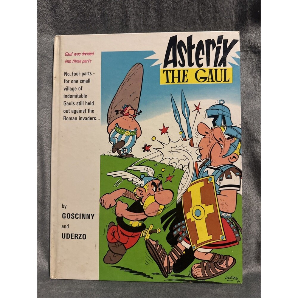 Asterix The Gaul Goscinny Uderzo Hardcover Vintage 1969 Comic